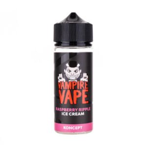 Raspberry Ripple Ice Cream 100ml Shortfill E-Liquid by Vampire Vape