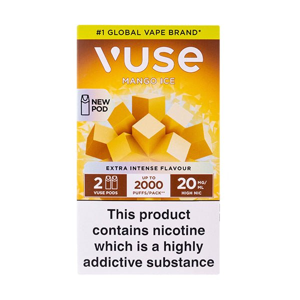 VPro NS Mango Ice Vuse Pro Pod Nic Salt Refills - Image 2