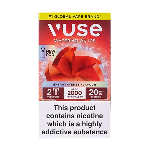 VPro NS Watermelon Ice Vuse Pro Pod Nic Salt Refills - Image 2