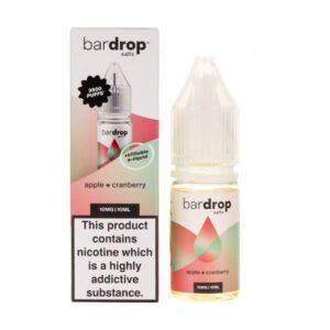 Apple Cranberry Nic Salt E-Liquid by Bar Drop