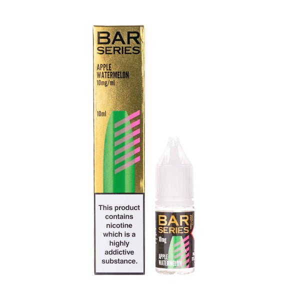 Apple Watermelon Nic Salt E-Liquid by Bar Series Gold Edition