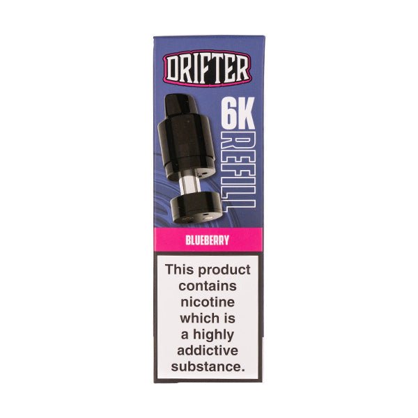 Blueberry Drifter 6000 V2 Prefilled Pod + Refill by Drifter