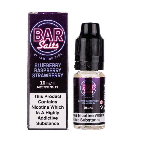 Blueberry Raspberry Strawberry Nic Salt E-Liquid by Vampire Vape Bar Salts - Image 2