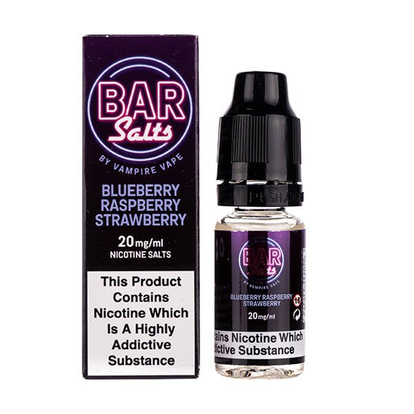 Blueberry Raspberry Strawberry Nic Salt E-Liquid by Vampire Vape Bar Salts - Image 3