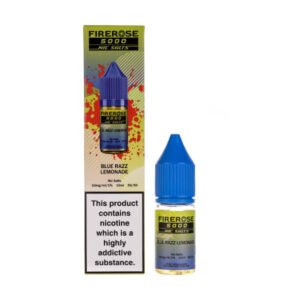 Blue Razz Lemonade Nic Salt E-Liquid by Elux Firerose 5000