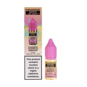 Strawberry Watermelon Bubblegum Nic Salt E-Liquid by Elux Firerose 5000