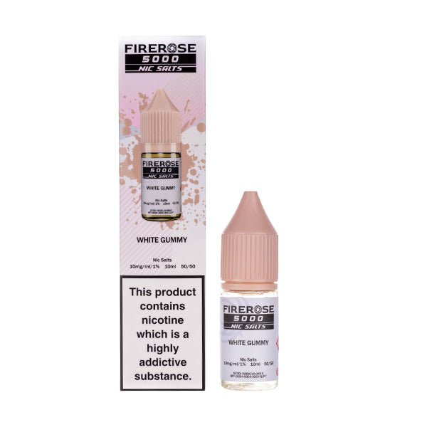White Gummy Nic Salt E-Liquid by Elux Firerose 5000