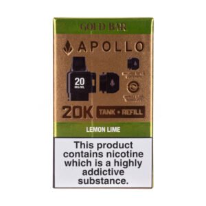 Lemon Lime Gold Bar Apollo 20k Prefilled Pods
