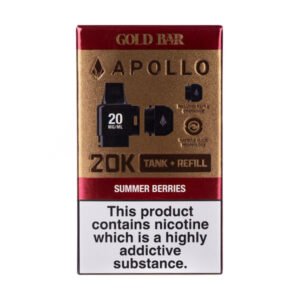 Summer Berries Gold Bar Apollo 20k Prefilled Pods