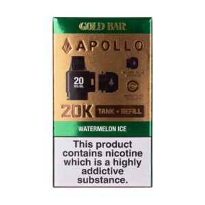 Watermelon Ice Gold Bar Apollo 20k Prefilled Pods