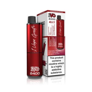 4 in 1 Pomegranate Edition IVG 2400 Prefilled Vape