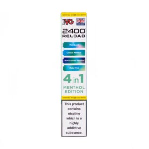 Menthol Edition IVG 2400 Reload Replacement Pods - 4 Pack
