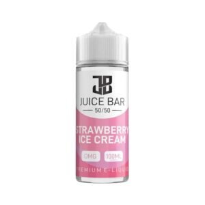 Juice Bar Strawberry Ice Cream 100ml Shortfill E Liquid