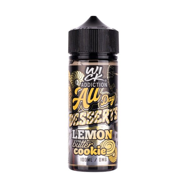 Lemon Butter Cookie 100ml Shortfill E-Liquid by Wick Addiction