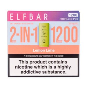 Lemon Lime EB1200 Prefilled Pods by Elf Bar