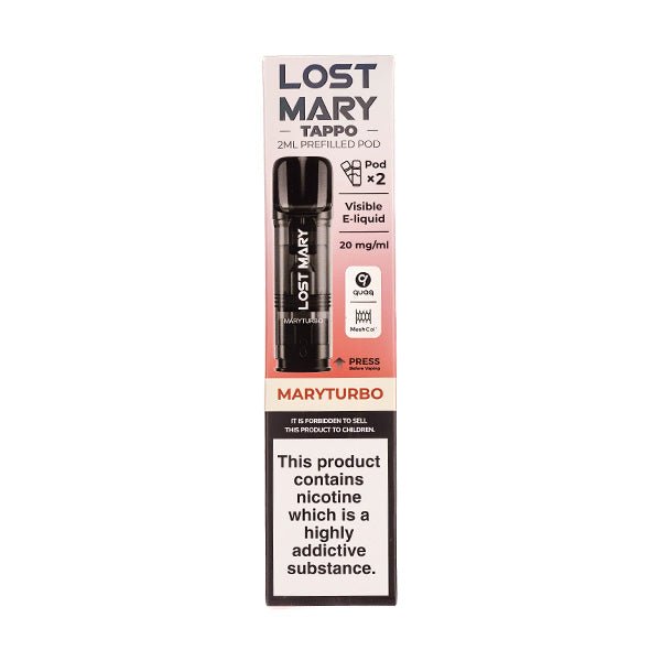Maryturbo Tappo Prefilled Pods by Lost Mary
