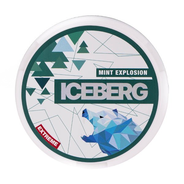 Extreme Mint Explosion Nicotine Pouches by Iceberg