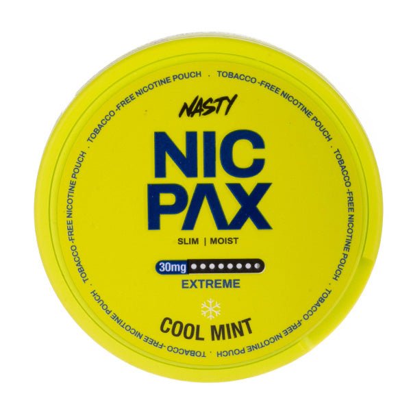 Cool Mint Nicotine Pouches by Nasty Nic Pax