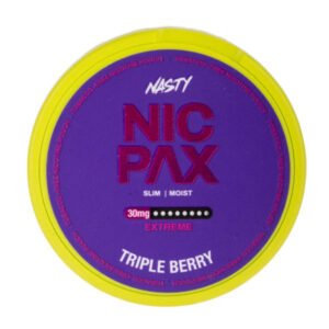 Triple Berry Nicotine Pouches by Nasty Nic Pax