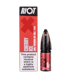 Cherry Ice Nic Salt E-Liquid by Riot Squad X