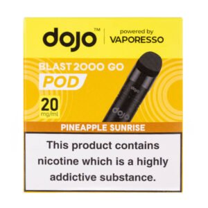 Pineapple Sunrise Dojo Blast 2000 Go Prefilled Pod + Refill by Vaporesso