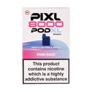 Pink Razz Pixl 8000 Prefilled Pod + Refill by Pixl