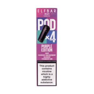 Purple Edition 4 in 1 Prefilled Pods by Elf Bar - 4 Pods