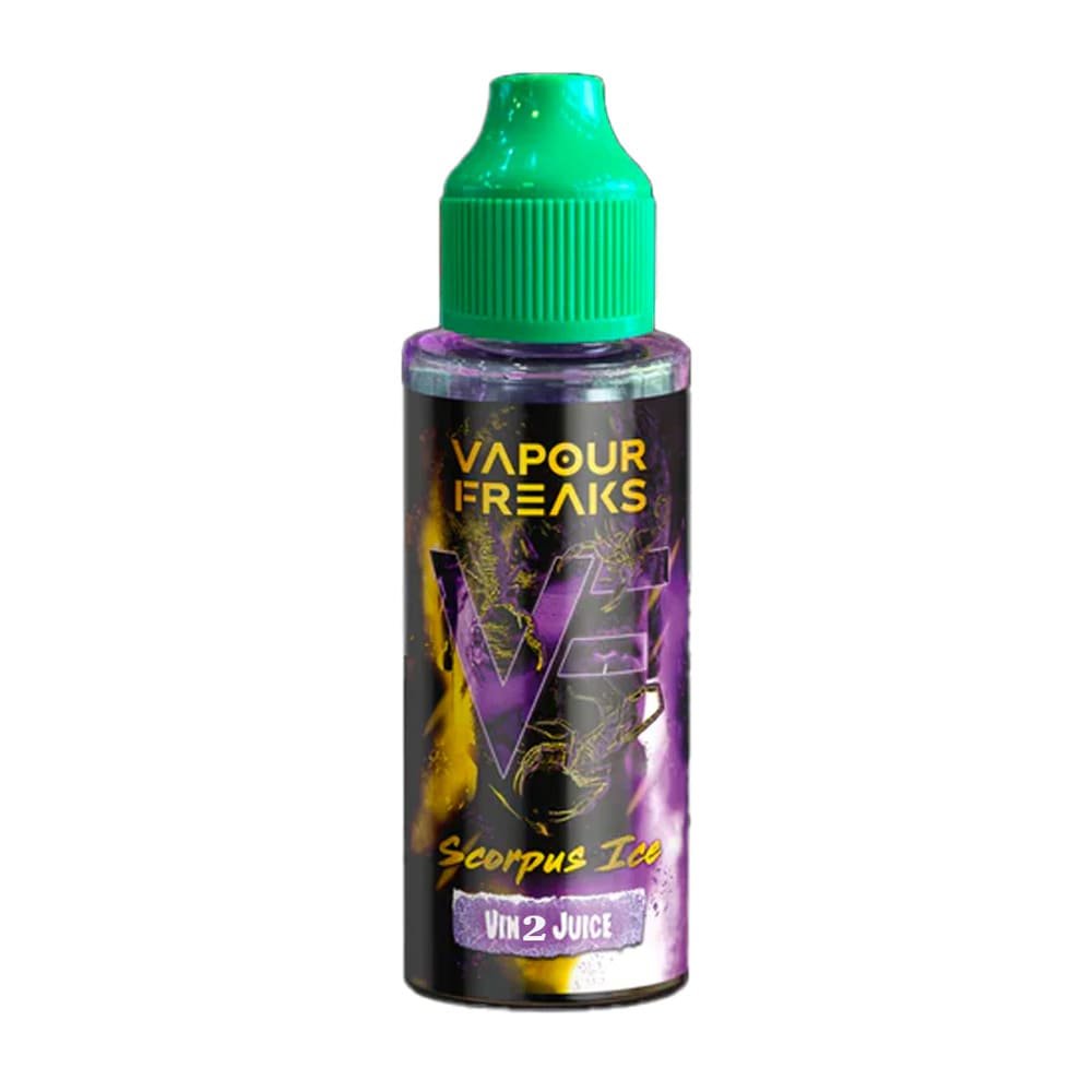 Scorpus On Ice 100ml Shortfill E Liquid By Vapour Freaks