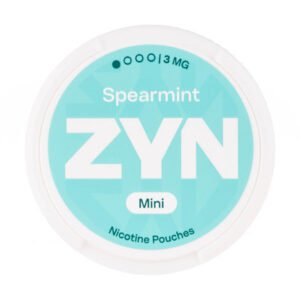 Spearmint Mini Low Nicotine Pouches by Zyn