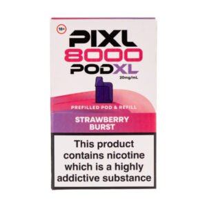 Strawberry Burst Pixl 8000 Prefilled Pod + Refill by Pixl