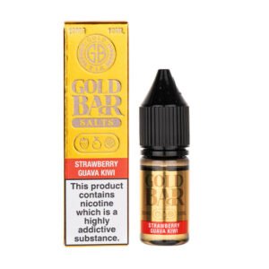 Strawberry Guava Kiwi Nic Salt E-Liquid by Gold Bar