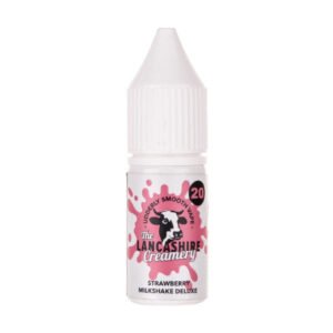 Strawberry Milkshake Deluxe Nic Salt E-Liquid by Lancashire Creamery