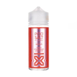 Sweet Strawberry Lemonade 100ml Shortfill E-Liquid by Pod Salt Nexus