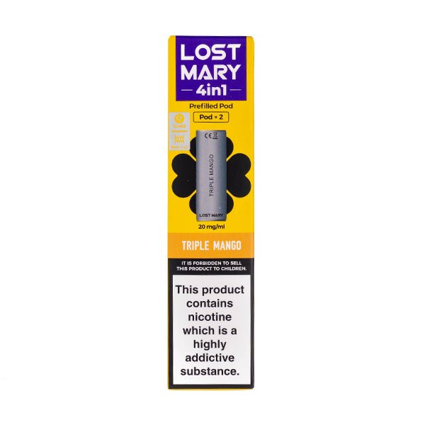 Triple Mango 4-in-1 Prefilled Pods by Lost Mary