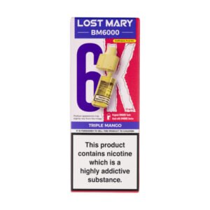 Triple Mango BM6000 Prefilled Pod + Refill by Lost Mary