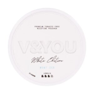 Mint Ice White Edition Nicotine Pouches by V&YOU