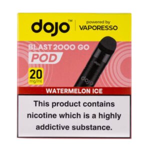 Watermelon Ice Dojo Blast 2000 Go Prefilled Pod + Refill by Vaporesso