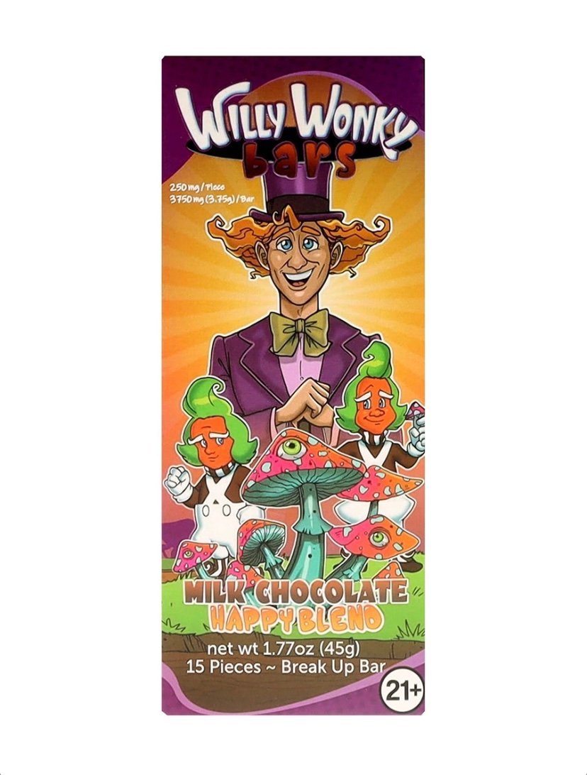 Milk Chocolate Willy Wonky Happy Blend Bars