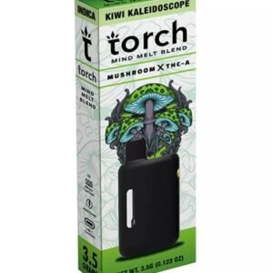 Kiwi Kaleidoscope Torch Mind Melt Mushroom x THC-A Blend Vape 3.5G
