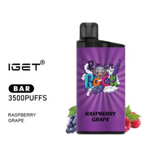 iGET BAR VAPE 3500 PUFF – RASPBERRY GRAPE