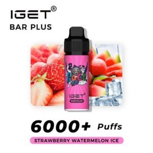 iGET BAR PLUS VAPE 6000 PUFF – STRAWBERRY WATERMELON ICE