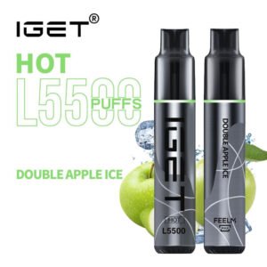 iGET HOT VAPE 5500 PUFF – DOUBLE APPLE ICE