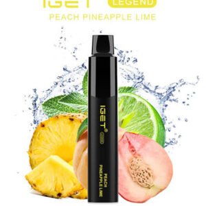 iGET LEGEND VAPE 4000 PUFF – PEACH PINEAPPLE LIME